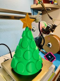 Christmas Tree Decor with Multiple Toppers 3d model