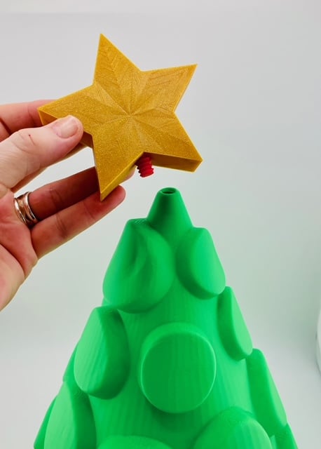 Christmas Tree Decor with Multiple Toppers 3d model