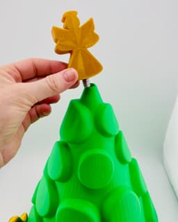 Christmas Tree Decor with Multiple Toppers 3d model