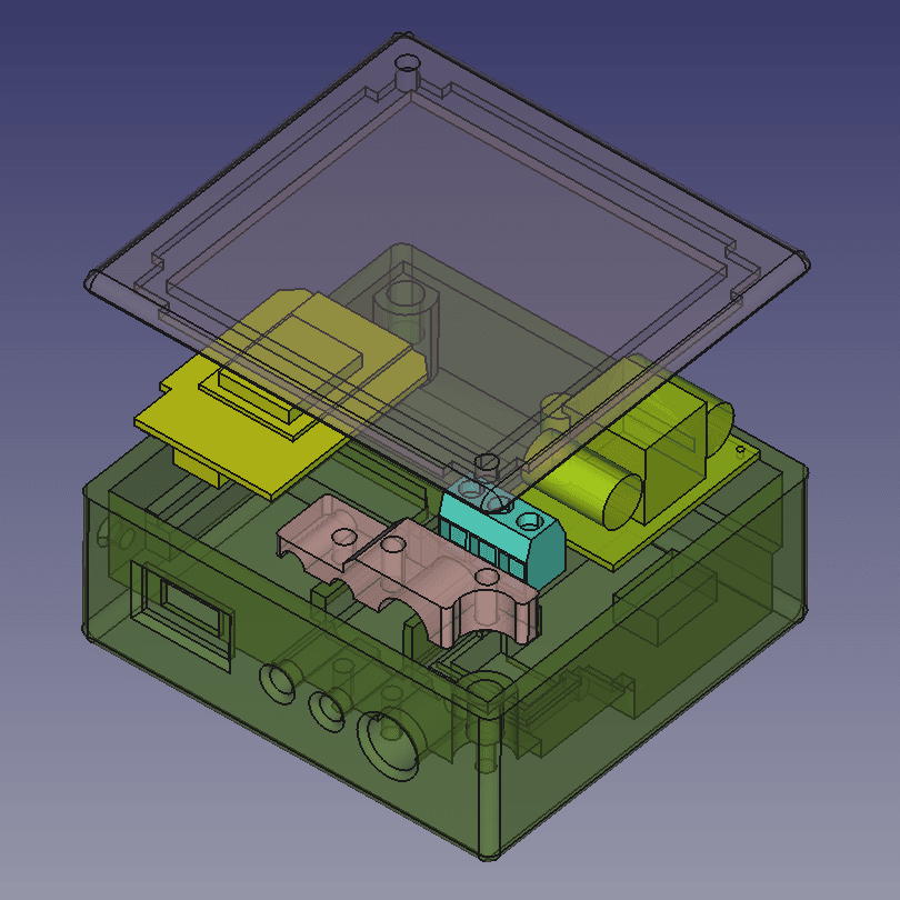 Home Automation - Temperature Monitoring ESP8266 DS18B20 3d model