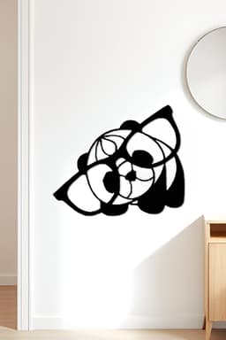 Panda Wall Art, Wall Decor, Home Decor 3d model