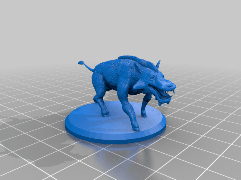 Hell Pig (Entelodont) 3d model