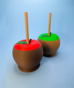 Candied Apple Jar 3d model