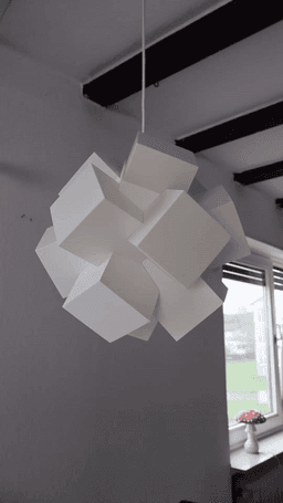 Cube Lamp 3d model
