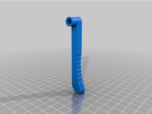 Kitchen Roll Holder with rollback stop 3d model