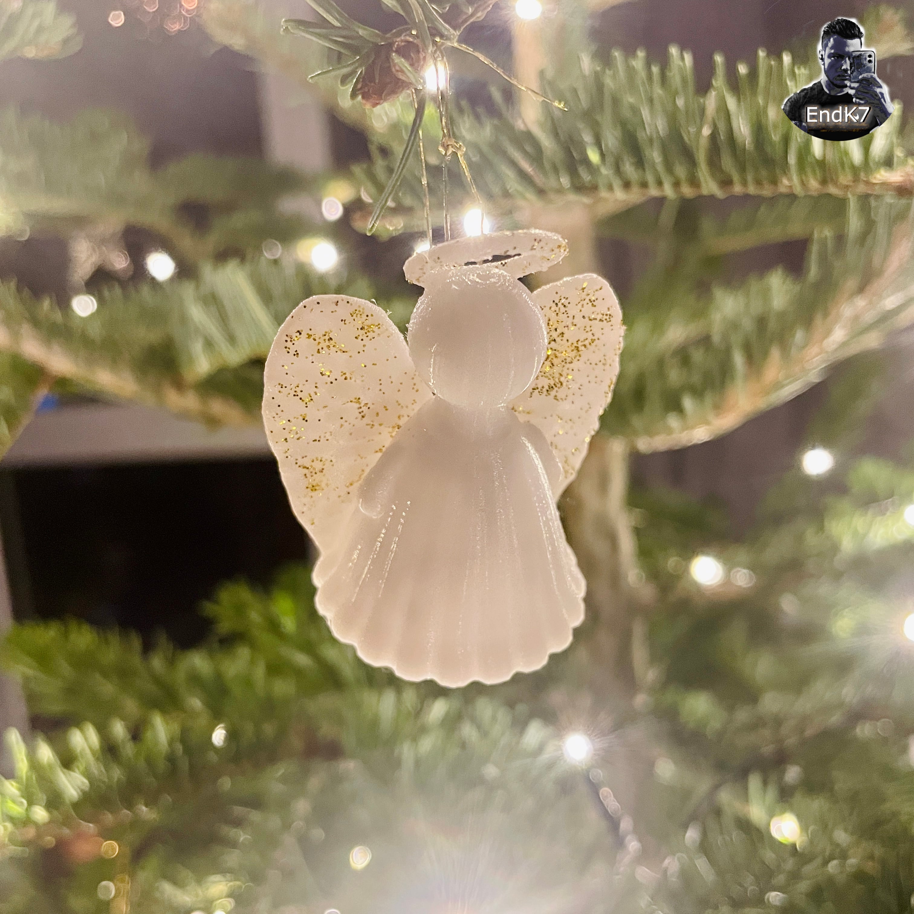 Angel Ornament Christmas 3d model