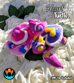 Heart Turtle, Hearturtle 3d model