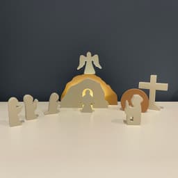 Resurrection Easter Light Set - He is Risen 3d model