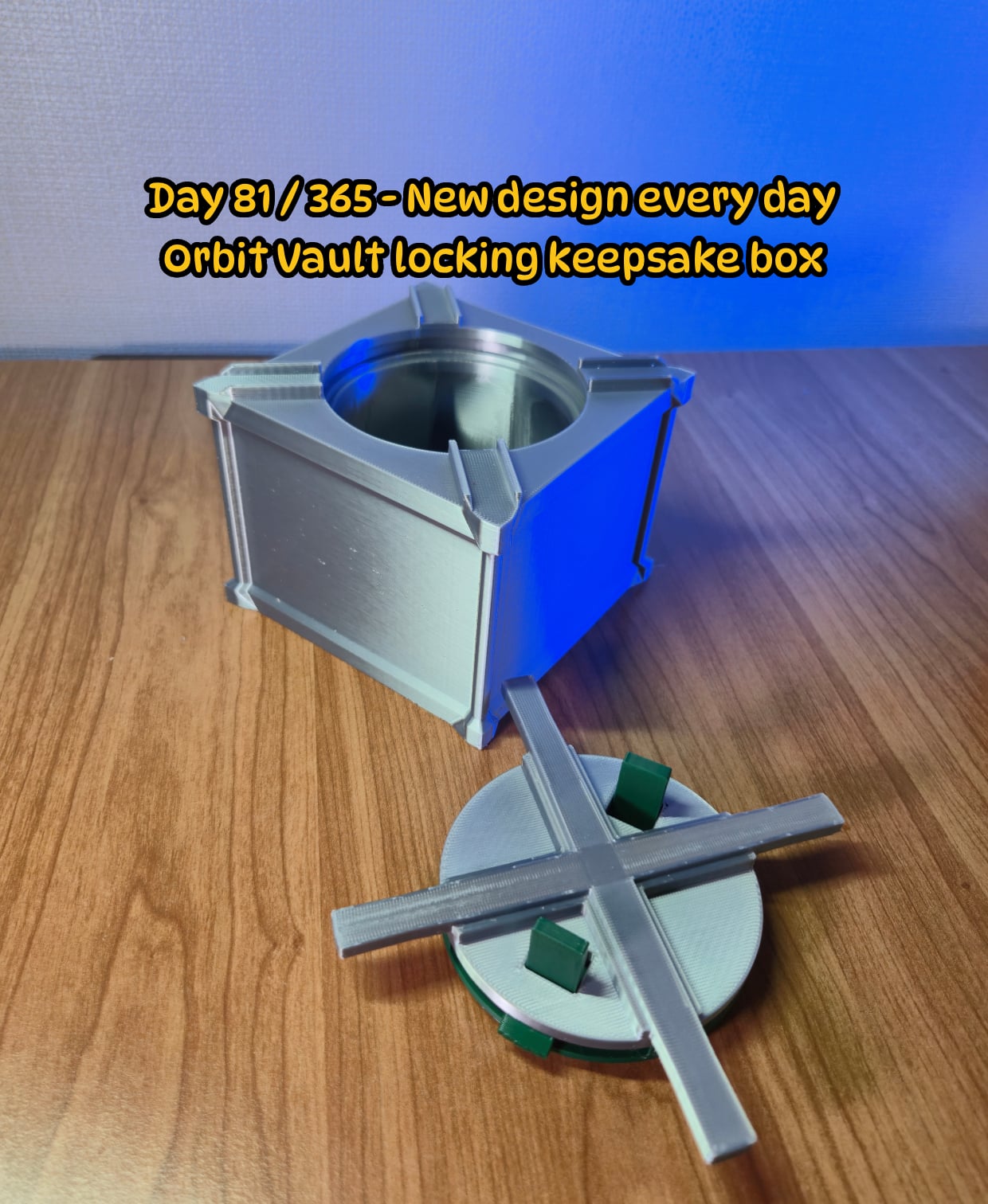 Orbit Vault locking keepsake box 3d model