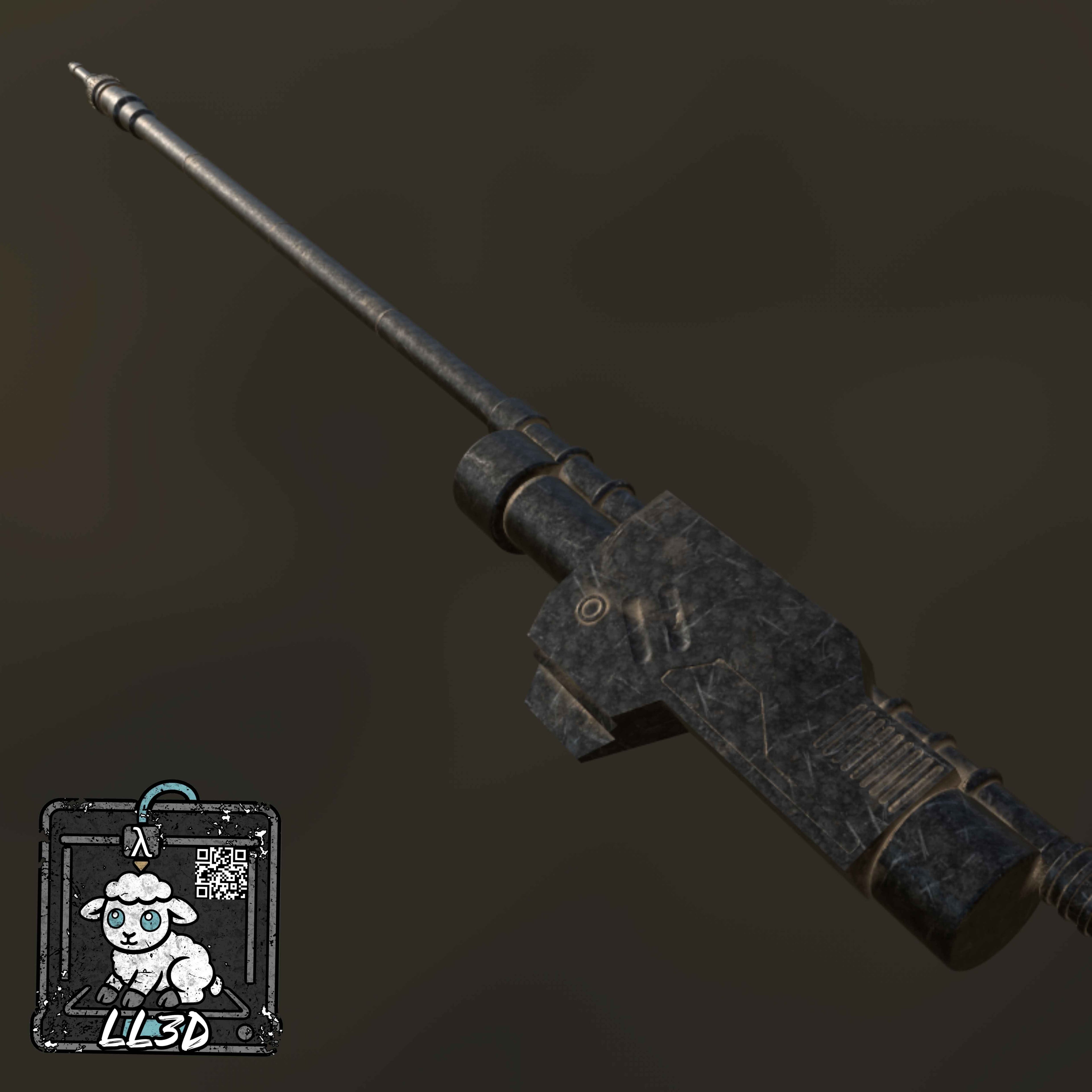 Boushh Electro Staff 3d model