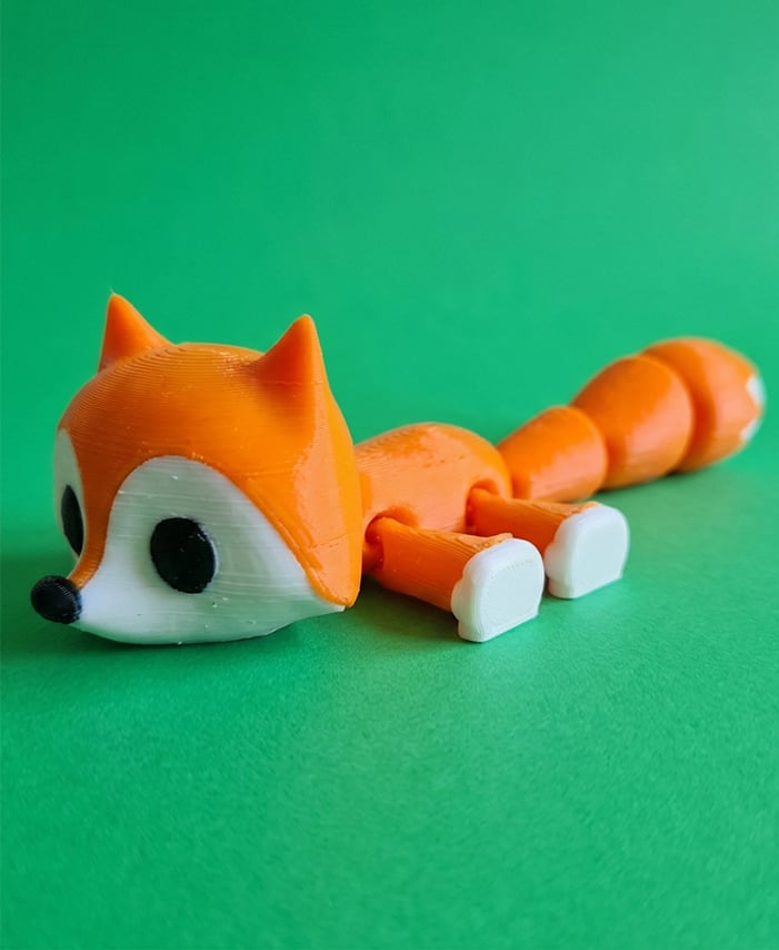 ARTICULATED FOX 3d model