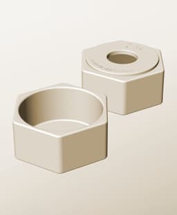CH96-50-P Modular pierced component container modern decor 3d model