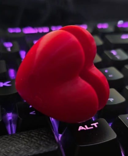 Heart Clicker - Cherry MX Clicker 3d model