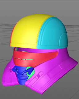 First Order Jet Trooper's Helmet - Star Wars 3d model
