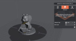Cute Squirrel D20 Dice Guardian 3d model