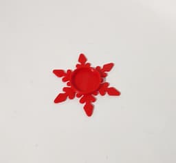 Snowflake candle holder WrappingUp2023 3d model
