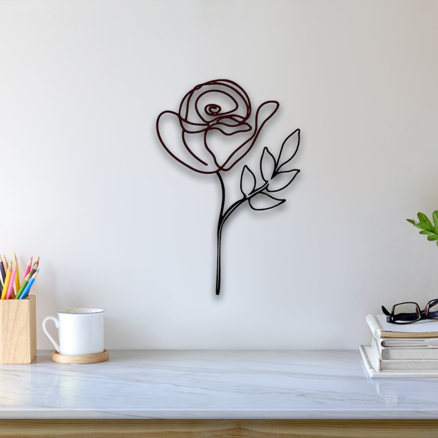 Roses Wall Art 3d model