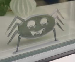 Halloween! Window spider or stand - easy print 3d model