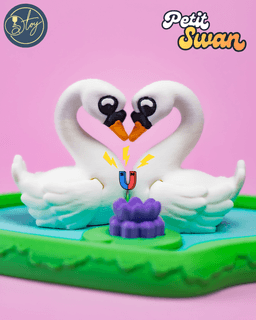 PETIT SWAN COUPLE 3d model