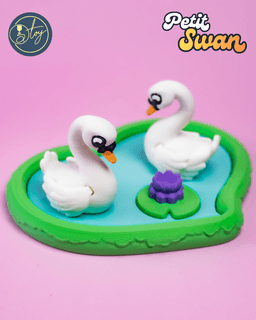 PETIT SWAN COUPLE 3d model