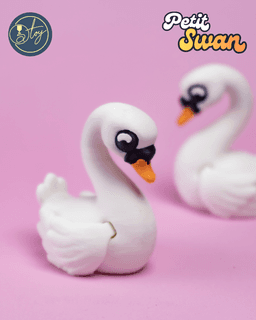 PETIT SWAN COUPLE 3d model