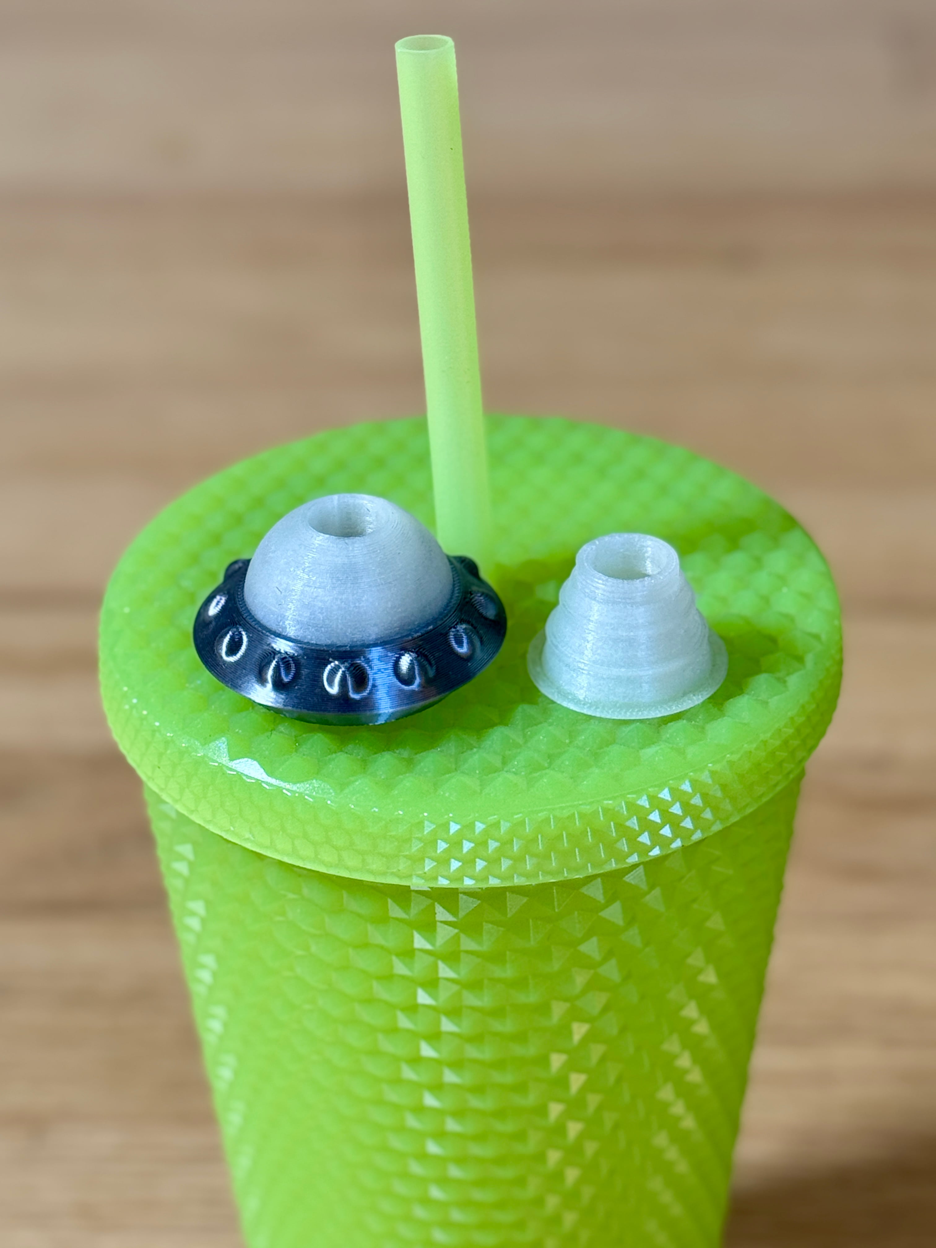 UFO Straw Topper 3d model
