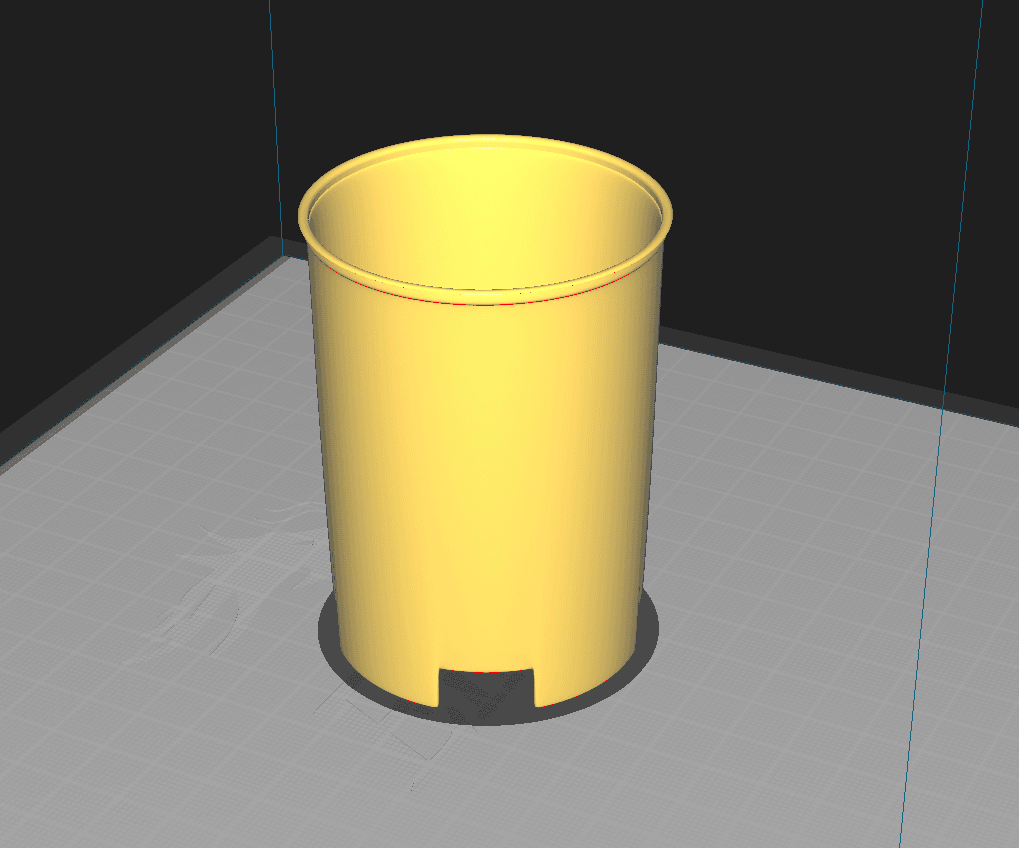 Plant Pot Insert Standard Tiny 3d model