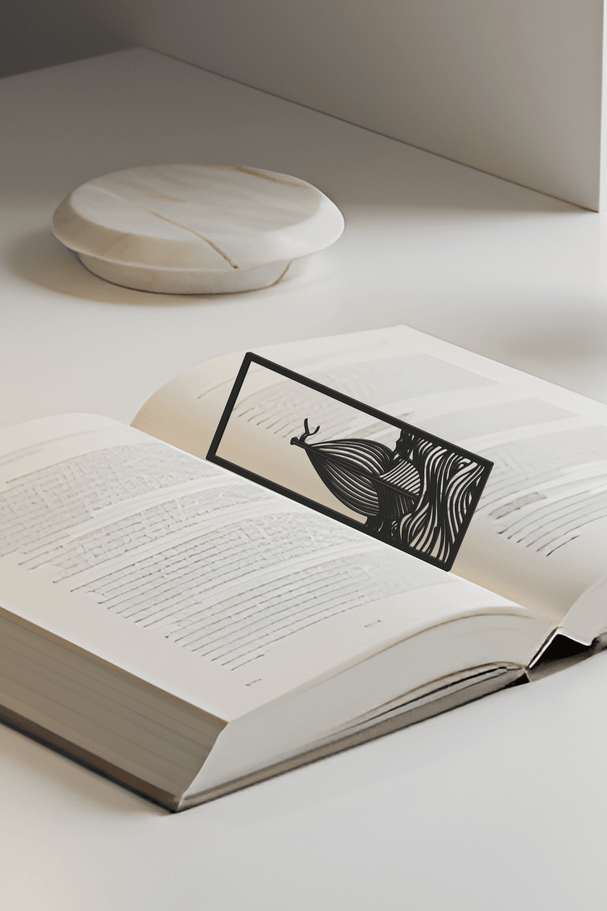Ocean Bookmark, Gift Box 3d model