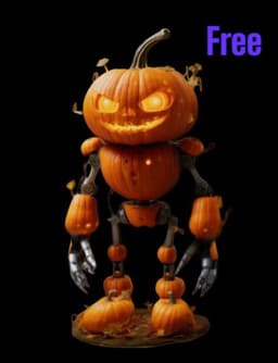 Robotic pumpkin 3d model