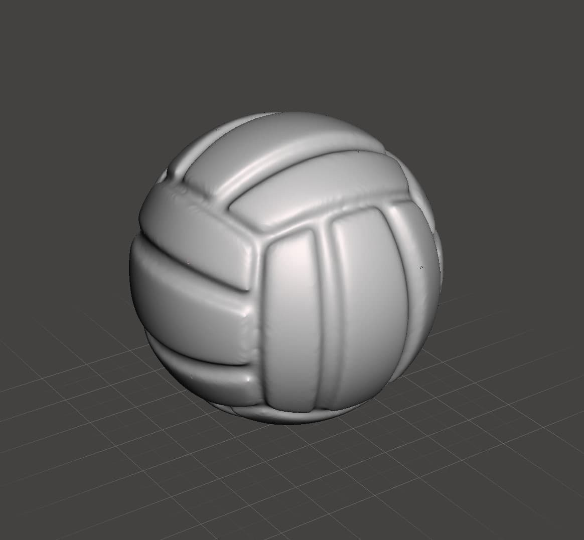 retro Volleyball 3d model