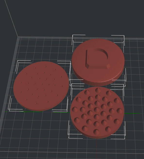Pés Anti Trepidação 3d model
