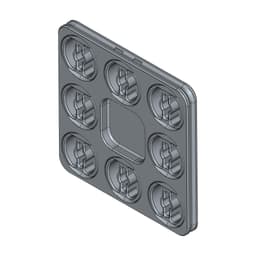 D-LOCK_PANEL.3X3-Light 3d model