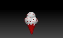 Christmas decoration set 3d model