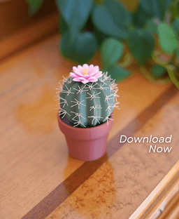 Spikey Spices - Cactus Salt and Pepper Shaker 3d model