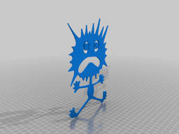 Cute monsters 3d model