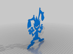 Cute monsters 3d model