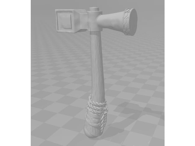 Walnut Basher 3d model