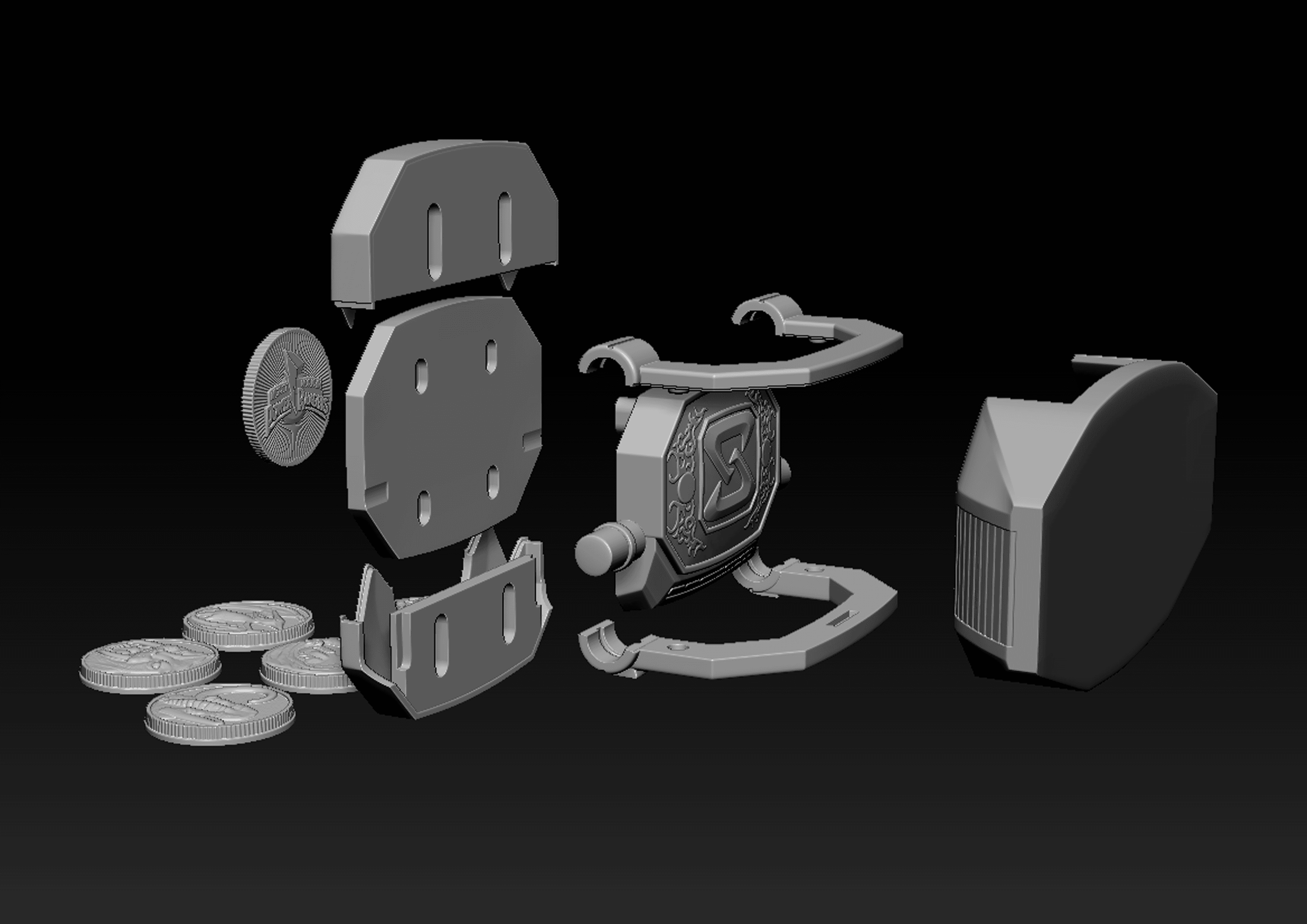 Power Ranger Morphers 3d model