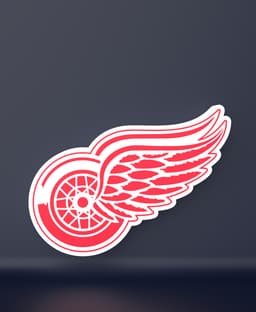 Detroit Red Wings - LED Strip compatible 3d model