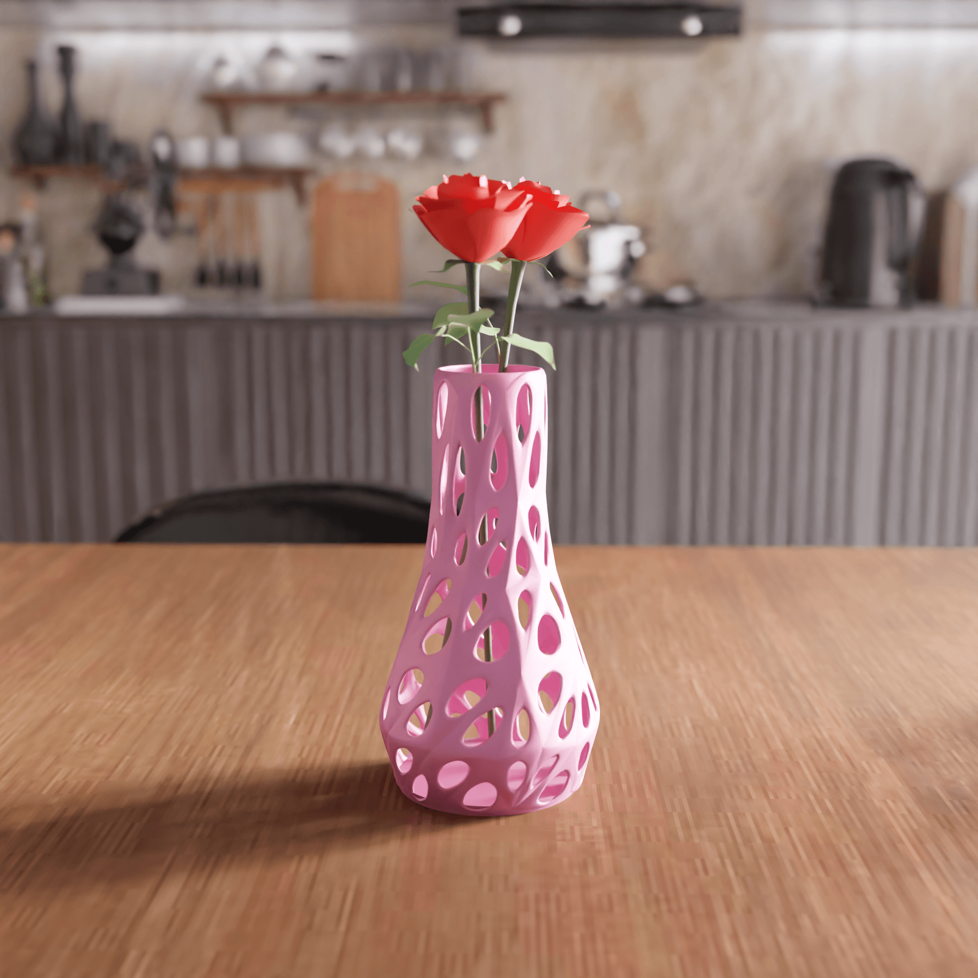 Parametric Voronoi Mesh Vase 3d model