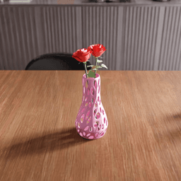 Parametric Voronoi Mesh Vase 3d model