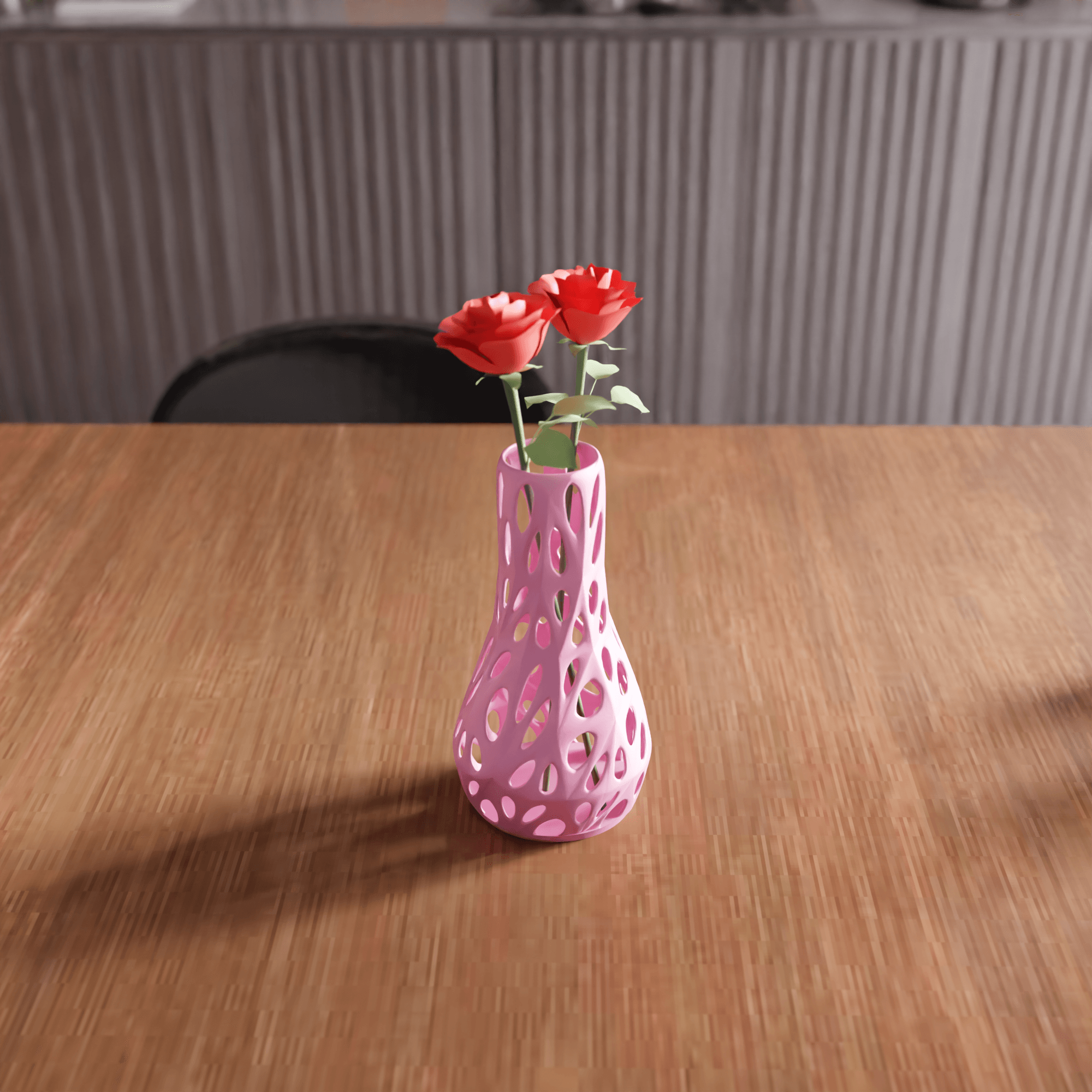 Parametric Voronoi Mesh Vase 3d model