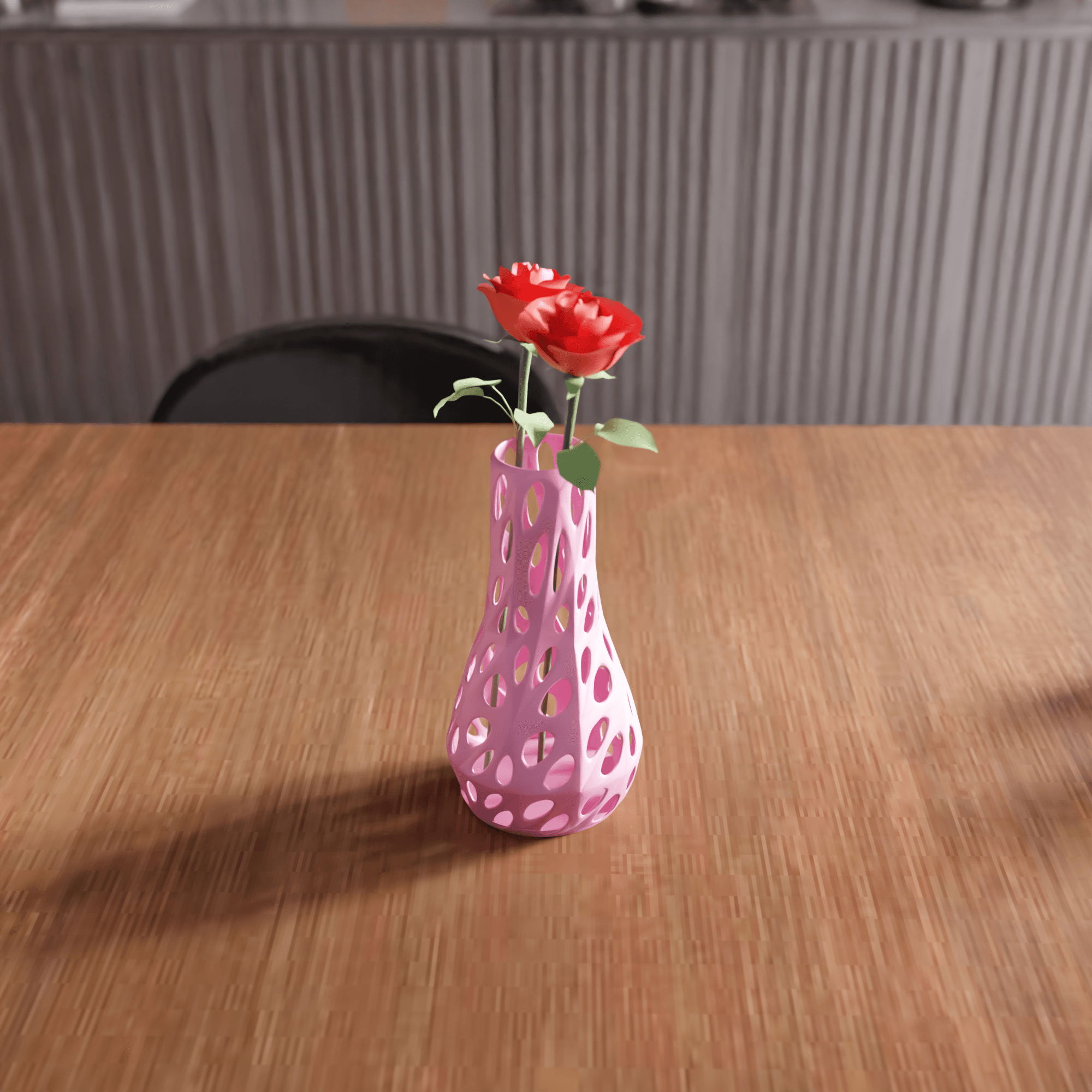 Parametric Voronoi Mesh Vase 3d model