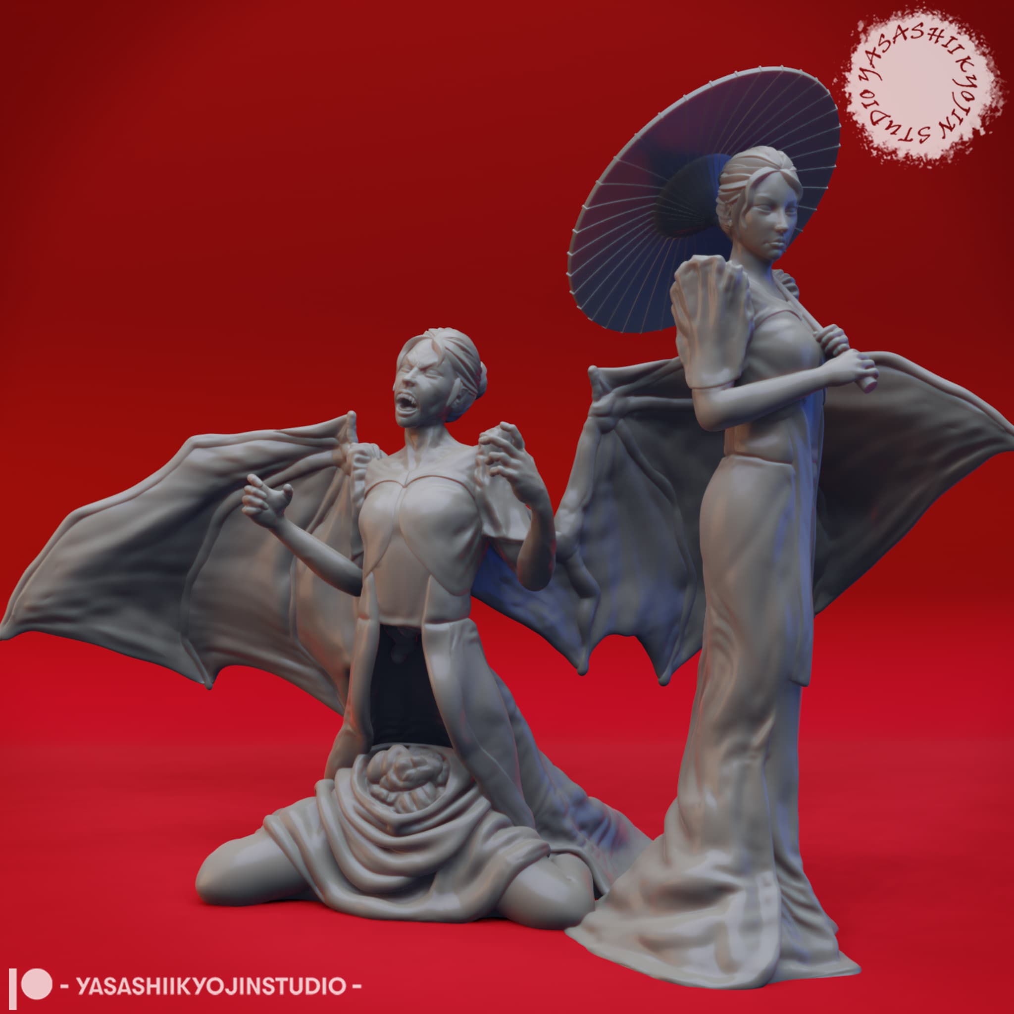 Manananggal - Tabletop Miniature (Pre-Supported) 3d model