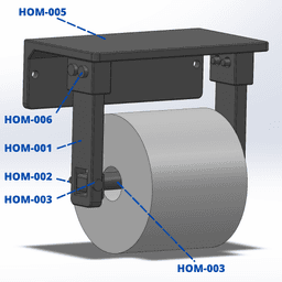 TOILET PAPER HOLDER for BATHROOM 3d model