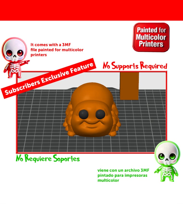 Chubby Spider 3d model
