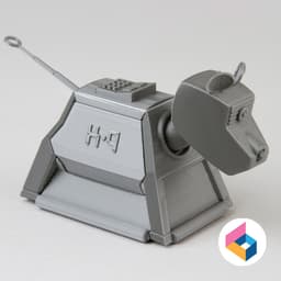 Foldable K9 robot from Doctor Who 3d model