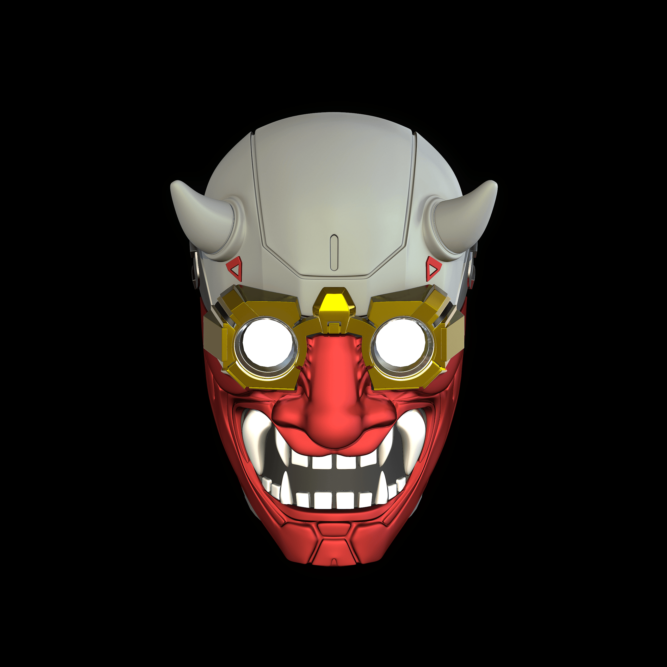Octane Apex Legends El Diablo Mask 3d model