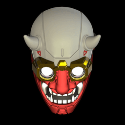 Octane Apex Legends El Diablo Mask 3d model