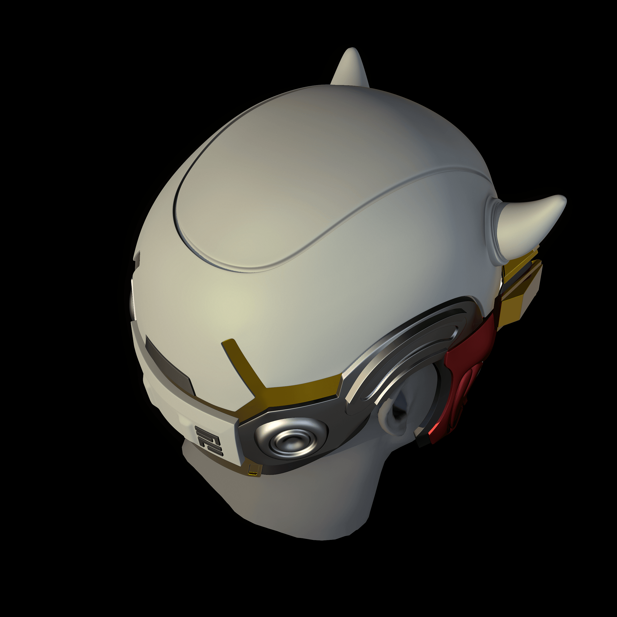 Octane Apex Legends El Diablo Mask 3d model